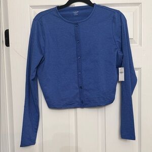 Old Navy Active Cloud Comfy Blue Cardigan